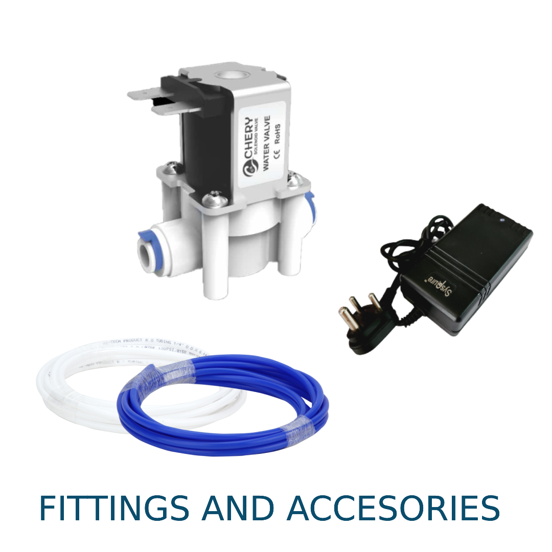 Solenoid valve, SMPS,RO Tubes